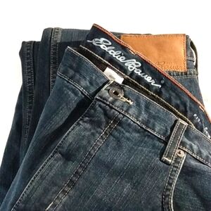 EDDIE BAUER STRAIGHT FIT FLEECE LINED JEANS SIZE 40x32